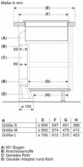 Siemens ED811HGA7, Set iQ500 Induktionskochfeld mit integriertem Dunstabzug und Flachkanal 90 , Rahmenlos aufliegend, 80 cm, mit 5 Jahren Garantie!