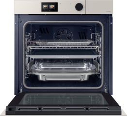 Samsung NV7B7997ADA/U1 Einbaubackofen, Pyrolyse, DualCook, Satin Beige, mit 5 Jahren Garantie!