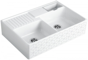 Villeroy & Boch Splstein Doppelbecken, Farbe M1 Mosaique, Trendline