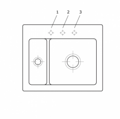 Villeroy & Boch Subway 60 XM, Farbe SL Stone, Classicline