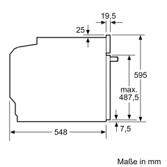 Siemens HB510ABR1, iQ100 Einbau-Backofen, 60 x 60 cm, Edelstahl/Glas, EEK A, mit 5 Jahren Garantie!