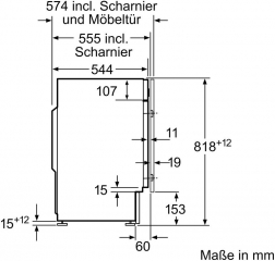 BOSCH WIW28443, Einbauwaschmaschine, 8kg, mit 5 Jahren Garantie!