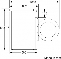 BOSCH WAV28E43, Waschmaschine, freistehend, 9kg, mit 5 Jahren Garantie!