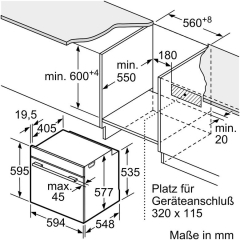 Bosch HSG7261B1, Einbaudampfbackofen, Serie 8, Schwarz, EEK: A+, mit 5 Jahren Garantie!