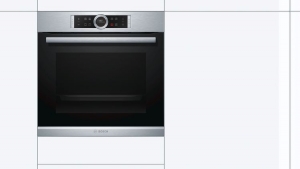 Bosch HBG632BS1, Einbaubackofen, Serie 8, schwarz, EEK: A+, mit 5 Jahren Garantie!