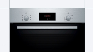 Bosch HBF133BR0, Einbaubackofen, Serie 2, Edelstahl, EEK: A, mit 5 Jahren Garantie!