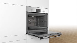 Bosch HBF133BR0, Einbaubackofen, Serie 2, Edelstahl, EEK: A, mit 5 Jahren Garantie!