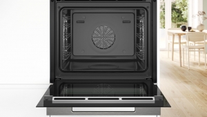 Bosch HSG7364B1, Einbau-Dampfbackofen, Serie 8, schwarz, EEK: A+, mit 5 Jahren Garantie!