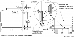 Bosch HRG7764B1, Einbau-Backofen mit Dampfuntersttzung, Serie 8, schwarz, EEK: A+, mit 5 Jahren Garantie!