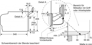 Bosch CSG7361B1, Einbau-Kompakt-Dampfbackofen, Serie 8, schwarz, EEK: A+, mit 5 Jahren Garantie!