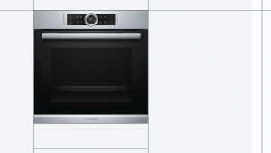 BOSCH HBG632TS1, Einbaubackofen, Serie 8, Edelstahl, EEK: A+, mit 5 Jahren Garantie!