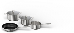 Bosch HEZ9SE040, Kochgeschirr-Set, 4-teilig