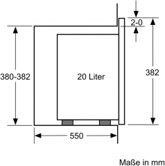 Bosch BFL524MS0, Einbau-Mikrowelle, Serie 6, schwarz, mit 5 Jahren Garantie!