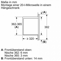 Bosch BFL623MB3, Einbau-Mikrowelle, Serie 2, schwarz, mit 5 Jahren Garantie!