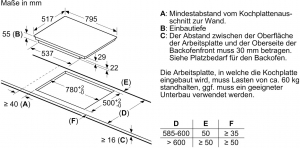 Bosch PXE845FC1E, Induktionskochfeld, Serie 6, Rahmen aufliegend, 80 cm, mit 5 Jahren Garantie!