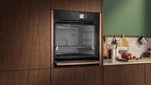 Neff B69FY5CX0, Einbaubackofen mit FullSteam, Brushed-Bronze Z9060BY0, EEK: A+, MIT 7 JAHREN GARANTIE