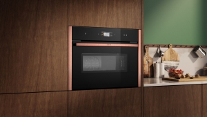 Neff C29MS31Y0, Kompaktbackofen mit Mikrowelle, Brushed-Bronze Z9045BY0, MIT 7 JAHREN GARANTIE