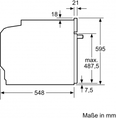 Neff B64VT73N0, Einbaubackofen mit Vario Steam und Pyrolyse, EEK: A+, mit 5 Jahren Garantie!