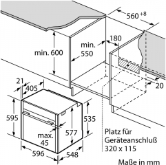 Neff B64CT73N0, Einbaubackofen mit Pyrolyse und Circo Therm, EEK: A+, mit 5 Jahren Garantie!