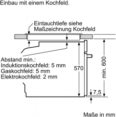 Neff B1CCC0AK0, Einbaubackofen mit Circo Therm, schwarz, EEK: A, mit 5 Jahren Garantie!