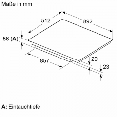 Neff T69PTX4L0, Induktionskochfeld, 90 cm, Schwarz, flchenbndig, mit 5 Jahren Garantie!