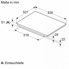 Neff T68TTV4L0, Induktionskochfeld, 80 cm, Schwarz, Rahmen aufliegend, mit 5 Jahren Garantie!