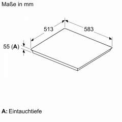 Neff T66STY4L0, Induktionskochfeld, 60 cm, Schwarz, Edelstahlrahmen aufliegend, mit 5 Jahren Garantie!