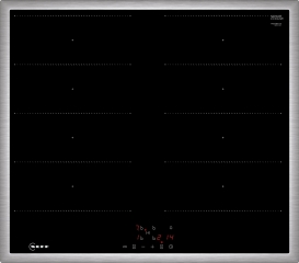 Neff M66SBX1L0, Induktionskochfeld herdgesteuert, 60 cm, Schwarz, Rahmen aufliegend, mit 5 Jahren Garantie!