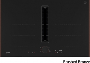 Neff V68YYX4C0, Induktionskochfeld mit Dunstabzug, 80 cm, Brushed-Bronze Z9802PFBY0, MIT 7 JAHREN GARANTIE