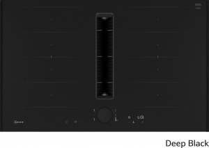 Neff V68YYX4C0, Induktionskochfeld mit Dunstabzug, 80 cm, Deep Black Z9802PFDY0, MIT 7 JAHREN GARANTIE