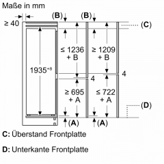 Neff KI7966FD0, Einbau Khl-Gefrierkombination, 193,5 cm, EEK: D, MIT 7 JAHREN GARANTIE