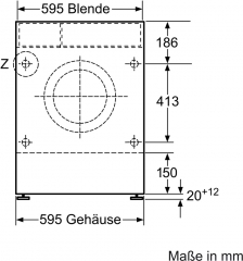 Neff V6540X3, Einbau-Waschtrockner, EEK: E, mit 5 Jahren Garantie!