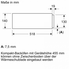 Neff N29ZA11Y1, Zubehrschublade, 60 x 14 cm, Brushed-Bronze Z9014BY0, MIT 7 JAHREN GARANTIE