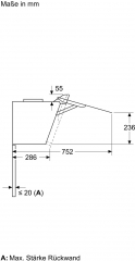 Neff D65JFN1S0, Wandesse, Klarglas schwarz, 60 cm, mit 5 Jahren Garantie!