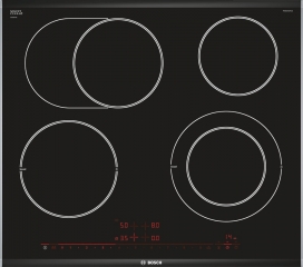 Bosch PKN675DP1D, Elektrokochfeld Glaskeramik, Serie 8, Rahmen aufliegend, 60 cm, mit 5 Jahren Garantie!
