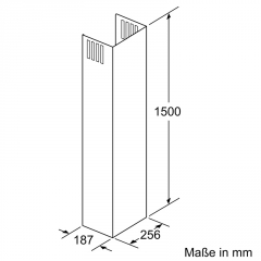 Bosch DWZ0AX5L0, Kaminverlngerung, 1500 mm