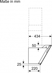 Bosch DWK87EM60, Wandesse, Serie 2, schwarz, 80 cm, EEK: B, mit 5 Jahren Garantie!