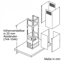 Bosch DIB97JP50, Serie 6, Inselhaube, 90 cm, Edelstahl, EEK: A, mit 5 Jahren Garantie!