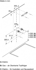 Bosch DWB97CM50, Wandesse, Serie 6, Edelstahl, 90 cm, EEK: A+, mit 5 Jahren Garantie!