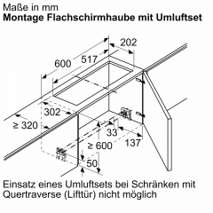 Bosch DWZ1IX1C6,  Clean Air Plus Umluftset