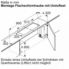 Bosch DWZ1IX1C6,  Clean Air Plus Umluftset