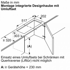 Bosch DWZ1IX1C6,  Clean Air Plus Umluftset