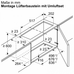 Bosch DWZ1IX1C6,  Clean Air Plus Umluftset