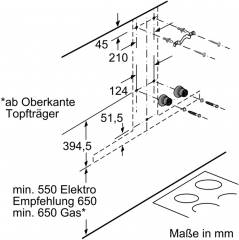 Bosch DWB67CM50, Wandesse, Serie 6, Edelstahl, 60 cm, EEK: A, mit 5 Jahren Garantie!