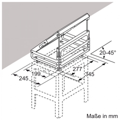 Bosch DHZ1241, Adapter fr Inselessen