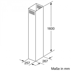 Bosch DHZ1255, Kaminverlngerung, 1600 mm