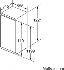 Bosch KIF41ADD0, Einbau-Khlschrank, 122.5 x 56 cm cm, Serie 8, EEK: D, mit 5 Jahren Garantie!