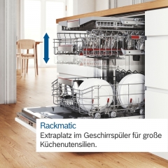 Bosch SBH4HVX00E, XXL Geschirrspler, vollintegrierbar, Serie 4, 60 cm, EEK: D, mit 5 Jahren Garantie!