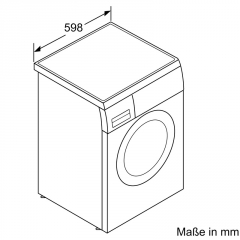 BOSCH WUU28T70, Serie 6, Waschmaschine, unterbaufhig, Frontlader, 8 kg, 1400 U/min. EKK: B, mit 5 Jahren Garantie!