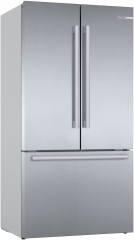 BOSCH KFF96PIEP, French-Door Khl-Gefrier-Kombination, 183 x 90.5 cm, Edelstahl, Serie 8, EEK: E, mit 5 Jahren Garantie!